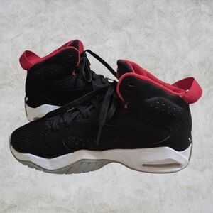 Black and Red Athletic Sneakers